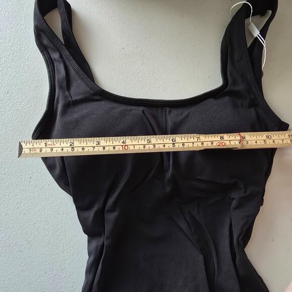 Vertvie Sleeveless Flare Jumsuit Women's XS Black Backless Bodycon Seamless NWT - Picture 12 of 16